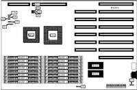 PC BRAND   486/25C CACHE MAINBOARD